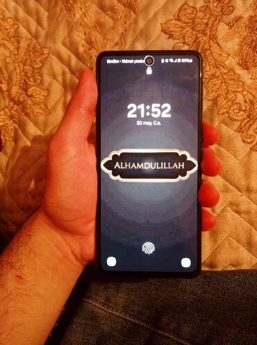 samsung ultra: Samsung Galaxy A52, 128 GB, rəng - Qara, Barmaq izi, İki sim kartlı