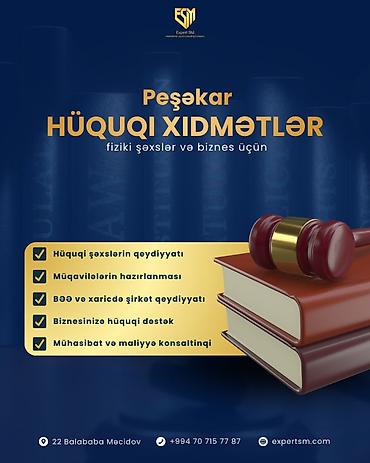 Digər xidmətlər: Hüquqi xidmətlər | Hüquqi məsləhətlər — 1