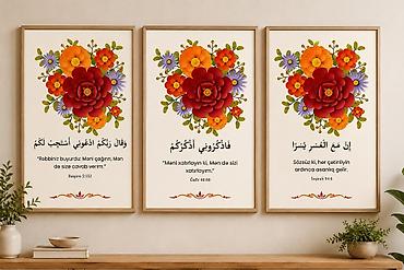 ev dekor: 🖼️ Dini Çərçivələr ✨ Sadə — 10 AZN 💡 LED İşıqlı — 15 AZN 🎊Ölçü A4 🏠 — 1