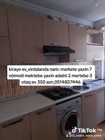 Uzunmüddətli kirayə evlər: 100 kv. m, 3 otaqlı, İnternet, Telefon, Qaz — 1