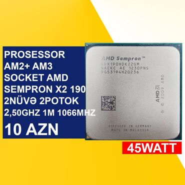 proçessor: Prosessor AMD Athlon II X2 AMD Sempron X2 190