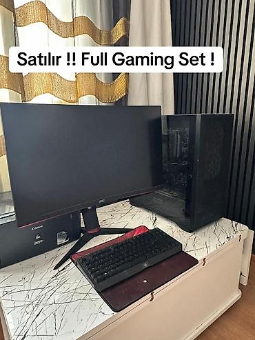 Full Gaming Set – masaüstü oyun kompüteri komplekti REAL ALICIYA