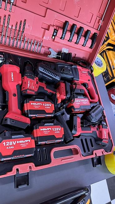 Инструменты: Набор аккумуляторного электроинструмента HILTI в чемодане Состав — 3