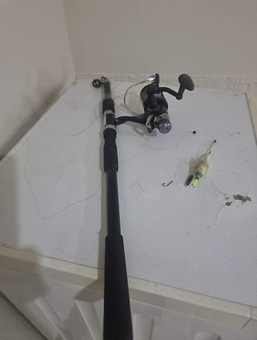 durna balığı: Balıq tutma dəsti – teleskopik qamış və spinni katruşka - Teleskopik — 1