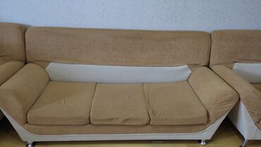 divan yuyan aparat: Б/у, Диван-кровать, 2 кресла, Без подьемного механизма, Раскладной