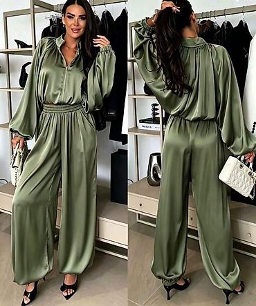 Prsluci: ✨️BIG SIZE MODEL ✨️ Satenski kompleti za punije dame Velicine: L XL — 2
