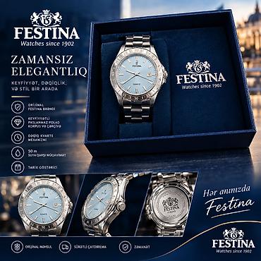 FESTINA ORIGINAL ⌚ YENİ | Pasportlu | Premium Qol Saatı | 300 AZN ⌚