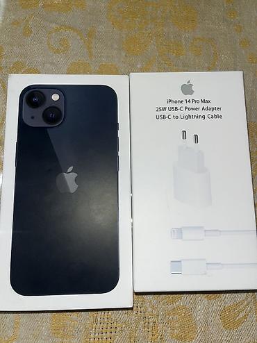 apple mackbook: IPhone 13, 128 GB, Blue Titanium, Zəmanət, Qırıq, Barmaq izi — 1