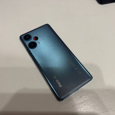 сотовый телефон huawei: Poco F5, Колдонулган, 256 ГБ, түсү - Көгүлтүр, 2 SIM