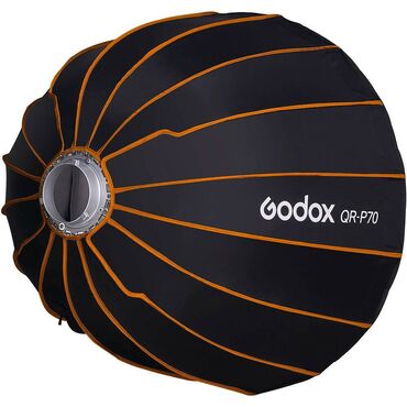 canon 80 d: Godox QR-P70 Parabolic softbox. Godox QR-P70 Sürətli Parabolik