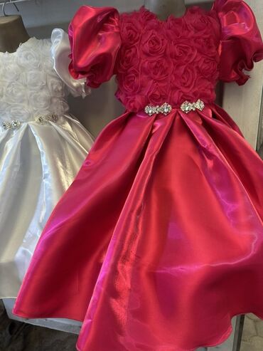 Карнавальные костюмы: Детские карнавальные костюмы - Дед Мороз/Санта: красные бархатистые — 8