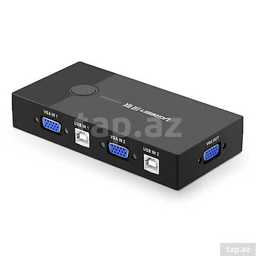 ugreen: UGREEN 2 IN 1 OUT USB VGA KVM Switch - 1 klaviatura və siçanla eyni — 2