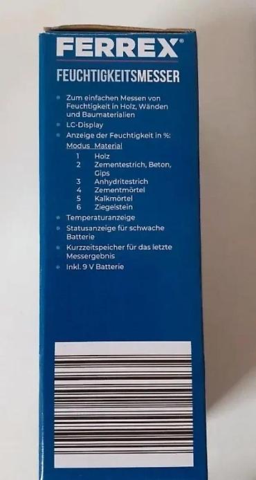 Merači vlage: Ferrex mjerač vlage (Feuchtigkeitsmesser) – model GT-FM-05 - Namena — 6