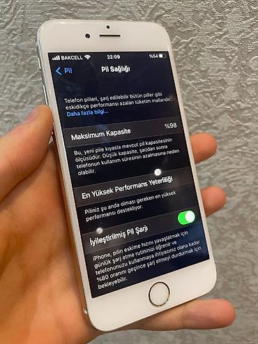 Apple iPhone: IPhone 6s, 64 GB, Rose Gold, Zəmanət, Barmaq izi, Sənədlərlə — 9