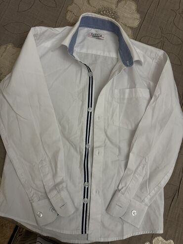 зеленая рубашка в клетку женская: Белая рубашка с длинным рукавом Rodeng Collection Best На рост 128
