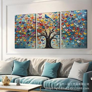 Картины: Картины в рамках/ассортимент: композиции из 2х/3х/4х, а также — 3