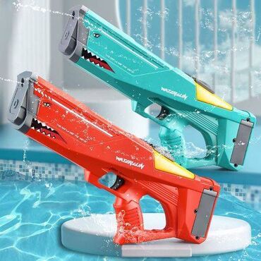 развивающая игра для детей: Водяной пистолет с электронасосом Water GUN T-02(550мл, 10м) Water