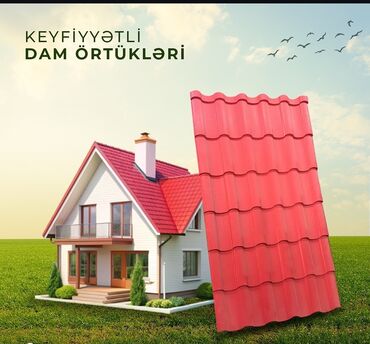 Çerepitsa: Metal dam örtükləri, Pulsuz çatdırılma, Zəmanətli, Kredit yoxdur