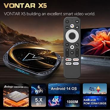 Aksesoari za TV i video: Android boks Vontar X5- S905X5M- 4/64GB DDR4- Android 14 Garancija na — 7
