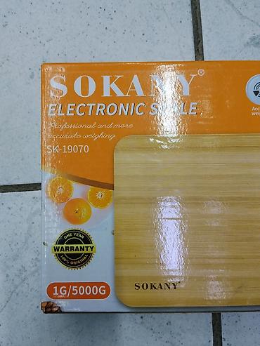 scale: Кухонные электронные весы SOKANY SK-19070 - Платформа из бамбука — — 6