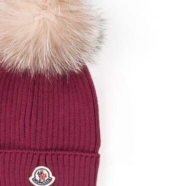 muske zimske jakne pull and bear: Winter cap, Moncler, color - Red