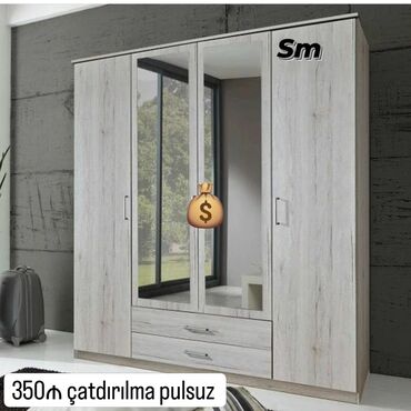 mebel servant: Qarderob, paltar dolabı, Yeni, Açılan, Düz dolab