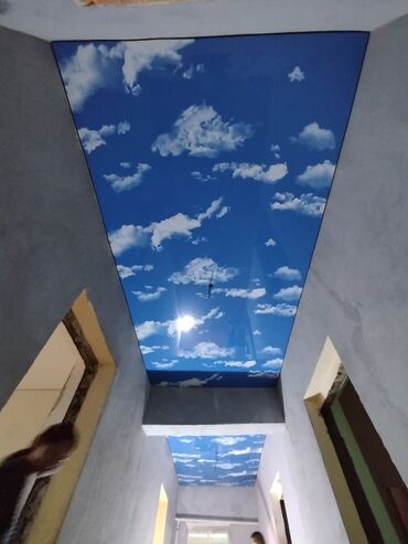 Натяжной потолок: Натяжной потолок 3D потолки Бесплатный замер — 17