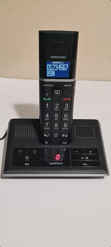 Fiksni telefoni: ★ Bežični fiksni telefon MEDION Desing DECT MD 82144 sa bazom i — 1