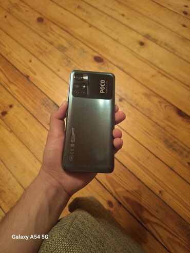 poco 60 fps veren telefonlar: Poco M4 Pro, 128 GB, rəng - Boz, Barmaq izi