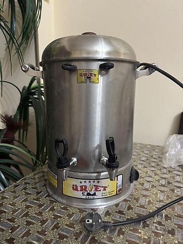 Samovarlar: 14 litr teze kimi Ürət (Üret) markalı elektrikli samovar/çay dəmləyən — 2
