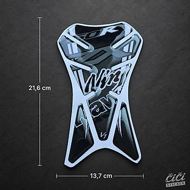 kurbla za motor: Kawasaki Ninja 250R 3D Tank Pad –Štitnik Rezervoara-2836 3D Tank Pad — 1
