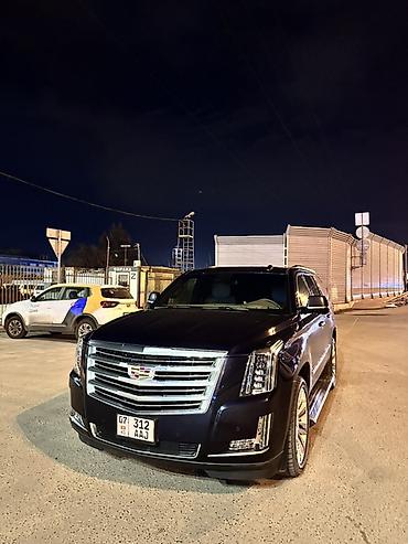 облегченные: Cadillac Escalade: 2018 г., 6.2 л, Автомат, Бензин, Внедорожник — 1
