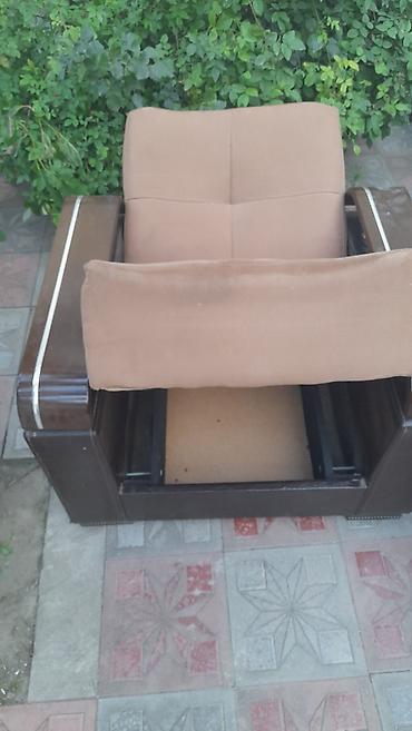 İşlənmiş, Mini-divan, 2 kreslo, Bazalı, Açılan
