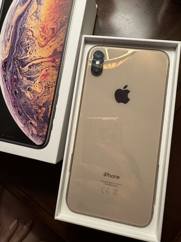 iphone da max: IPhone Xs Max, 512 GB, Qızılı