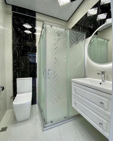 Duş kabinaları, arakəsmələr: Yeni Arakəsmə, Düzbucaqlı, Pulsuz çatdırılma — 10