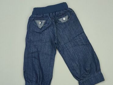 jeansy z szeroką nogawką: Spodnie jeansowe, 2-3 lat, 98, stan - Dobry