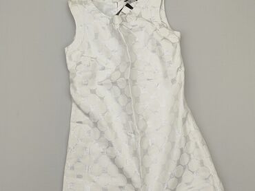 sukienki białe letnie: Sukienka, XS, F&F, stan - Bardzo dobry