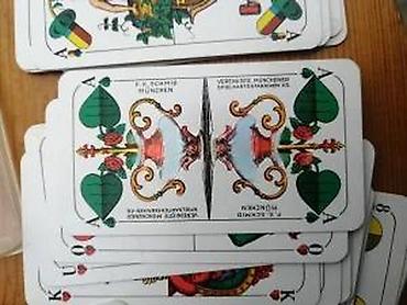 Ostali antikviteti: Vintage F. X. Schmid MUNCHEN špil karata Milde Sorte GERMANY. Made in — 8