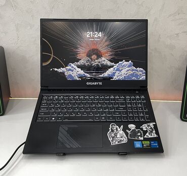 купить бу компьютер игровой: Ноутбук, Gigabyte, 16 ГБ ОЭТ, Intel Core i5, 15.6 ", Колдонулган, Оюндар үчүн, эс тутум SSD