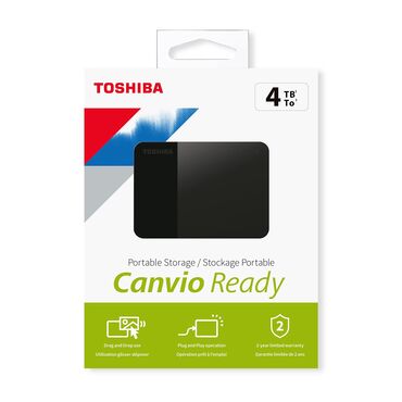 kredit noutbuk: Xarici Sərt disk (HDD) Toshiba, 4 TB, Yeni