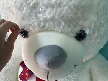 baby hug: Большой плюшевый медведь-мишутка - Цвет: молочно-белый - Материал — 3