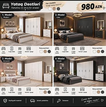 Yataq Dəstləri – Rahatlıq və zövq bir arada! 4 model seçimi: 1. Model at lalafo.az Yataq Dəstləri – Rahatlıq və zövq bir arada! 4 model seçimi: 1. Model