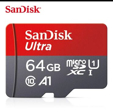 sandisk 128gb: Sandisk micro kart 64 gb