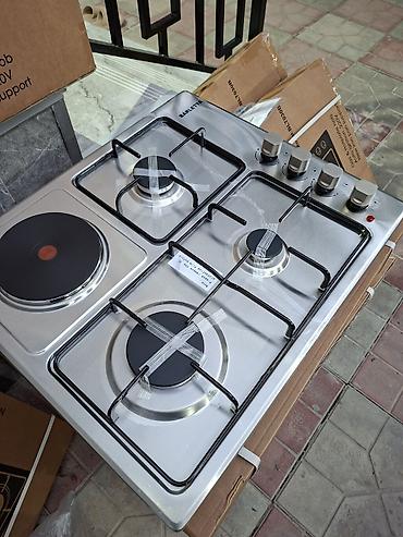 газовая печь: Комбинированная плита Встраиваемая, 4 конфорки, Новый — 2