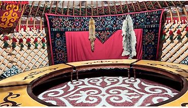 Аренда юрт: Аренда юрты, Каркас Деревянный, 85 баш, Казан, Посуда, С полом — 5