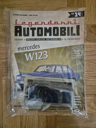 Modeli automobila: Legendarni  Mercedes W123 u razmeri 1:43. Potpuno nov, neotpakovan, sa