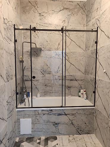 Душевые перегородки и ограждения: Душевые кабины стеклянные перегородки душевые кабины Бишкек 🚿 — 15