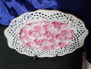 Ostalo posuđe: Oval nov,vintaz porcelanski za posluzenje,ukras. Perfektan rad,sve na lalafo.rs — 2 Ostalo posuđe: Oval nov,vintaz porcelanski za posluzenje,ukras. Perfektan rad,sve — 2