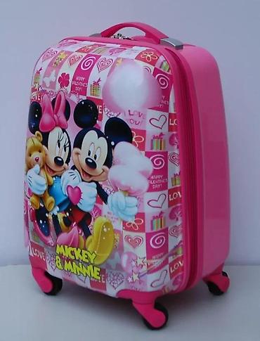 Rančevi, torbe i koferi: Dečji kofer na točkiće – motiv Mickey & Minnie - Tvrda školjka od — 5