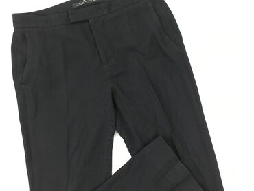 spodnie hello kitty piżama czarne: Zara, Spodnie materiałowe damskie, rozmiar M